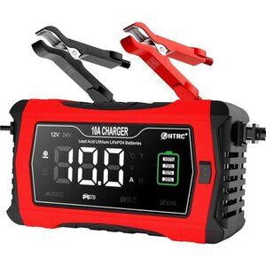 Battery Charger 10-Amp 12V and 24V Smart Car Battery Charger,Trickle Charger